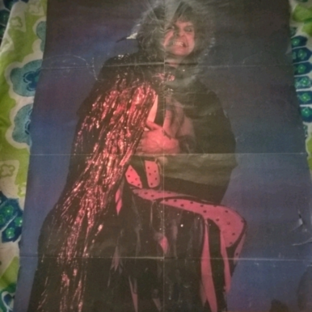 Vintage Ozzy Osbourne Heavy Metal Poster